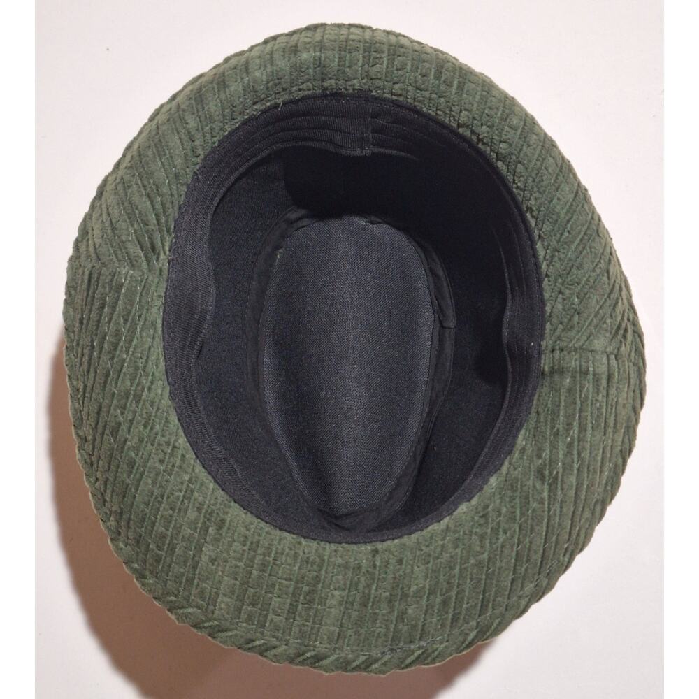 Something Special L.A. Fedora Women's One Size Olive Green Corduroy Classic - Picture 6 of 6